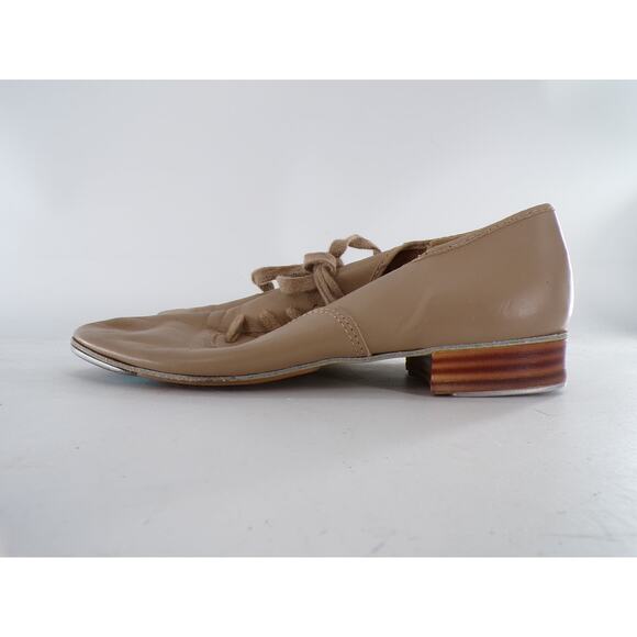 Dance Tap Capezio Tan 5M All Ages Tap Lace Up Full Sole - Picture 3 of 5